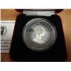Image 2 : 1990 ISLE OF MAN "PEARL BLACK" CROWN SILVER PROOF