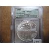 Image 1 : 1998 AMERICAN SILVER EAGLE ICG MS69