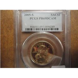 2005-S SACAGAWEA DOLLAR PCGS PR69 DCAM