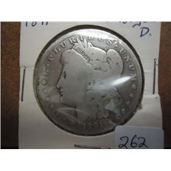 1891 MORGAN SILVER DOLLAR