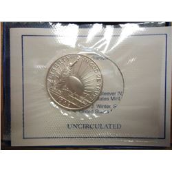 1986-D STATUE OF LIBERTY UNC HALF DOLLAR