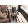 Image 2 : 3PCS STONE INLAID COFEE TABLE & SIDE TABLE SET TOTAL RETAIL PRICE $1,250