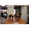 Image 2 : FAMILY OF REAL LEATHER CAMELS