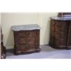 Image 2 : 4 PC MARBLE TOP BEDROOM SET RTL 6999.00