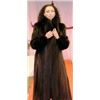 Image 1 : Natural Ranch Mink Coat with detachable Parka Hood with Fox Trim