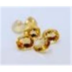 50.15 ct & up CITRINE OVAL CUT  6 PCS