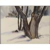 Image 1 : Al Stine Original Watercolor Painting Winter Tree