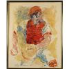 Image 1 : Signed LeRoy Neiman Art JOHNNY BENCH MLB Cin. Reds HOF