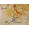 Image 3 : Signed LeRoy Neiman Art JOHNNY BENCH MLB Cin. Reds HOF