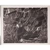 Image 1 : John Byle Signed Artist Proof Print B & W Abstract