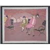 Image 1 : Harold Baumbach Signed Proof Print Park Bench w/People