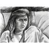 Image 2 : Charcoal Drawing Original Signed Don Weaver Contemplate