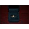 Image 1 : 14kt GP Designer Ring Set w/ Swarovski-Elements