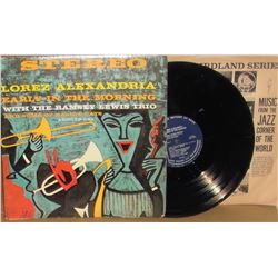 33 r.p.m. Lorez Alexandria "Early in the morning" with the Ramsey Lewis Trio