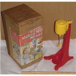 MINT ideal Mechanical Malted Milk Mixer old toy