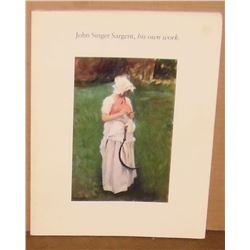 Only 3,000 made plus a few special catalogue John Singer Sargent