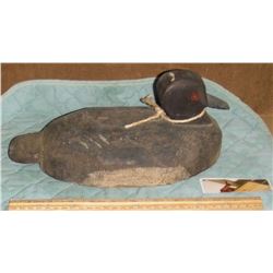 Joachin Burcheron Lariviere original wood duck decoy