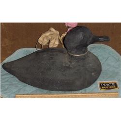 Joachin Burcheron Lariviere original wood duck decoy