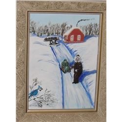 Robert A. Langdon original painting