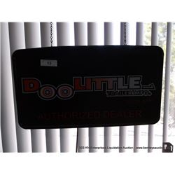 WINDOW HANGING SIGN "DOOLITTLE TRAILERS"