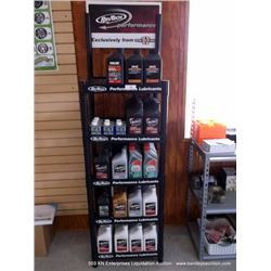 POLY REUTECH DISPLAY W/ ASSORTED MOTOR OIL