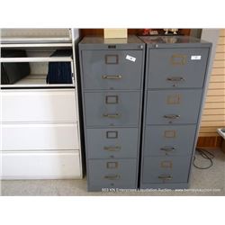 AURORA GREY METAL 4-DRAWER FILE CABINET