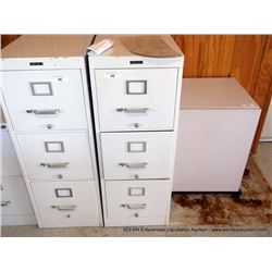 HOLGA DELUXE 3-DRAWER WHITE FILE CABINET