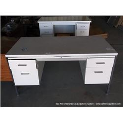 4-DRAWER METAL DESK