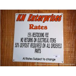 KN ENTERPRISES SIGN