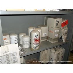 CONTENTS: SHELF--OIL FILTERS