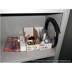 CONTENTS: SHELF--ASSORTED HOSE FITTINGS