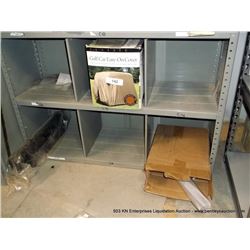 CONTENTS: SHELF--GOLF CART COVER, CUP HOLDERS, PARTS