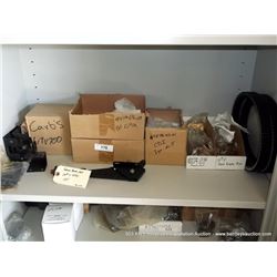 CONTENTS: SHELF--METAL BRACKETS, CLUTCH BELTS
