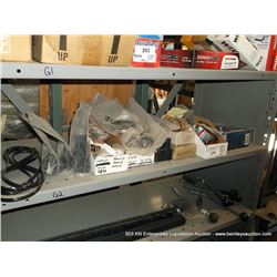 CONTENTS: SHELF--ASSORTED ENGINE PARTS