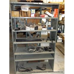 6' GREY METAL SHELVING UNIT