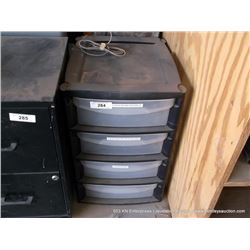 4-DRAWER PLASTIC ORGANIZER