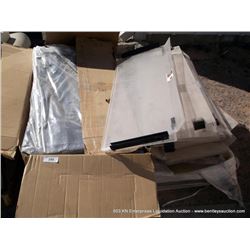 PALLET: EZ-GO 2-PART WINDSHIELDS & SEAT BOTTOMS
