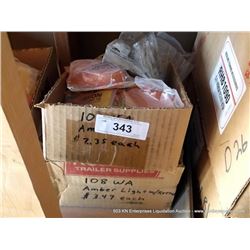 2-BOXES: AMBER MARKER LIGHTS