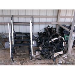 LOT: CART BASKETS, STRAPS