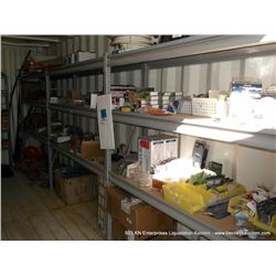6' X 18" X 8' PALLET RACK SECTIONS IN CONEX 3X MONEY