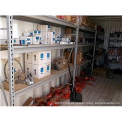 6' X 18" X 8' PALLET RACK SECTIONS IN CONEX 3X MONEY