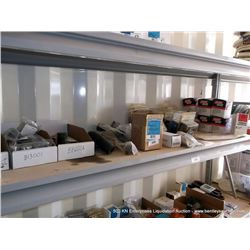 CONTENTS: SHELF--ASSORTED ENGINE PARTS & WIRING HARNESSES