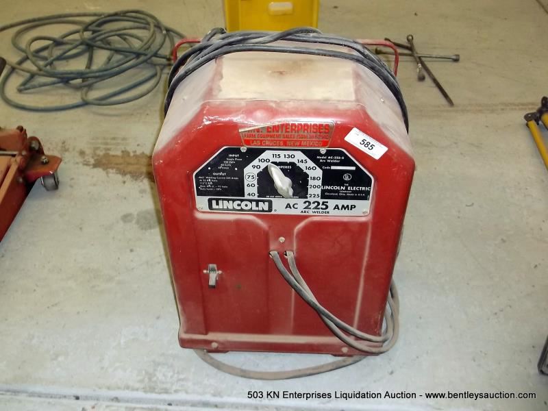 LINCOLN AC 225 AMP CRACKER BOX WELDER