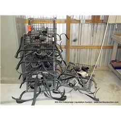 LOT: GOLF CART BAG MOUNTS