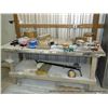 Image 1 : WOOD WORKBENCH & CONTENTS