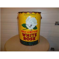 White Rose Pails