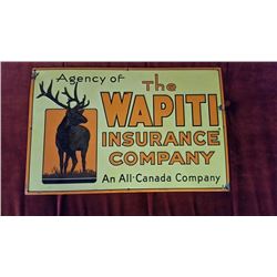 Wapiti Insurance Sign