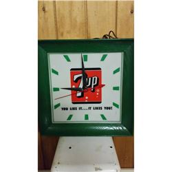 7-Up Lighted Clock