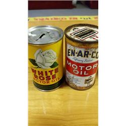 White Rose & En-Ar-Co Tins