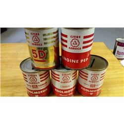Cities Service Tins
